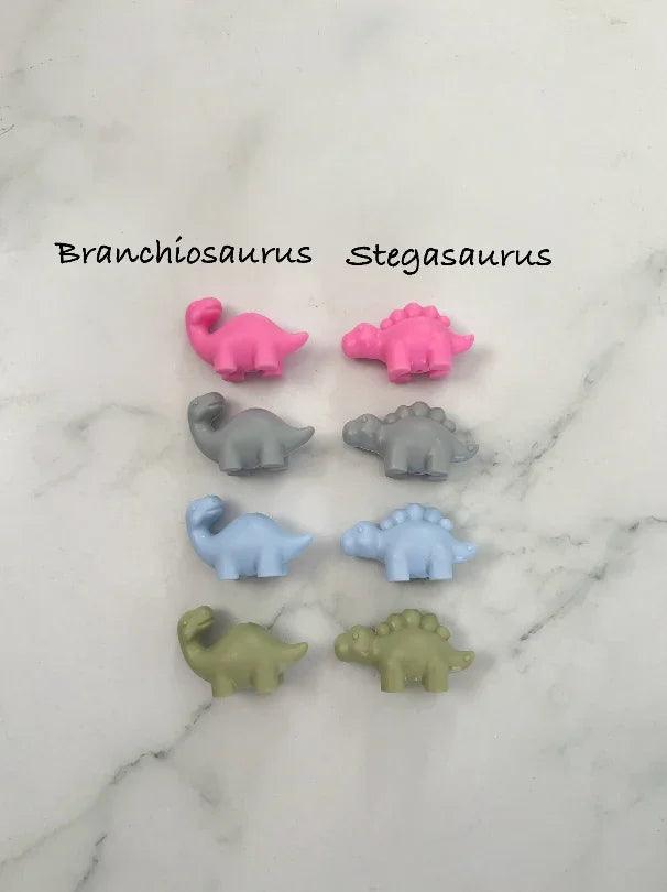 Personalised Dummy Clip & Teether - Dinosaur