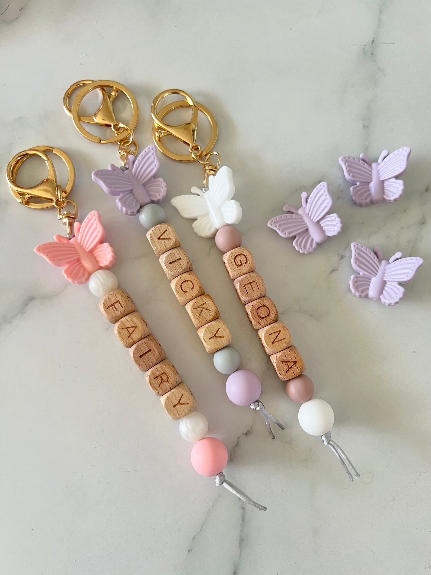 Personalised Keyring - Butterfly