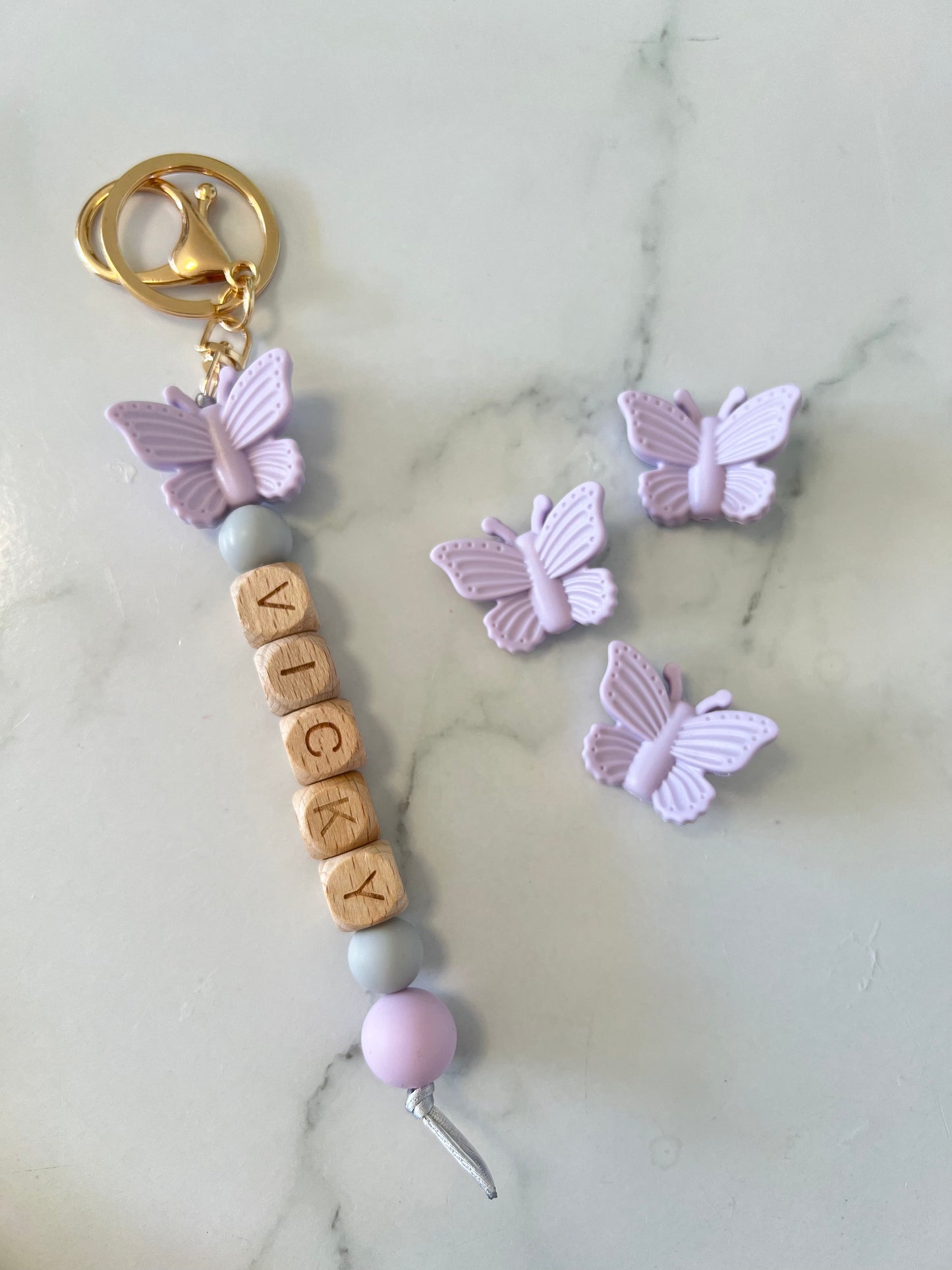 Personalised Keyring - Butterfly