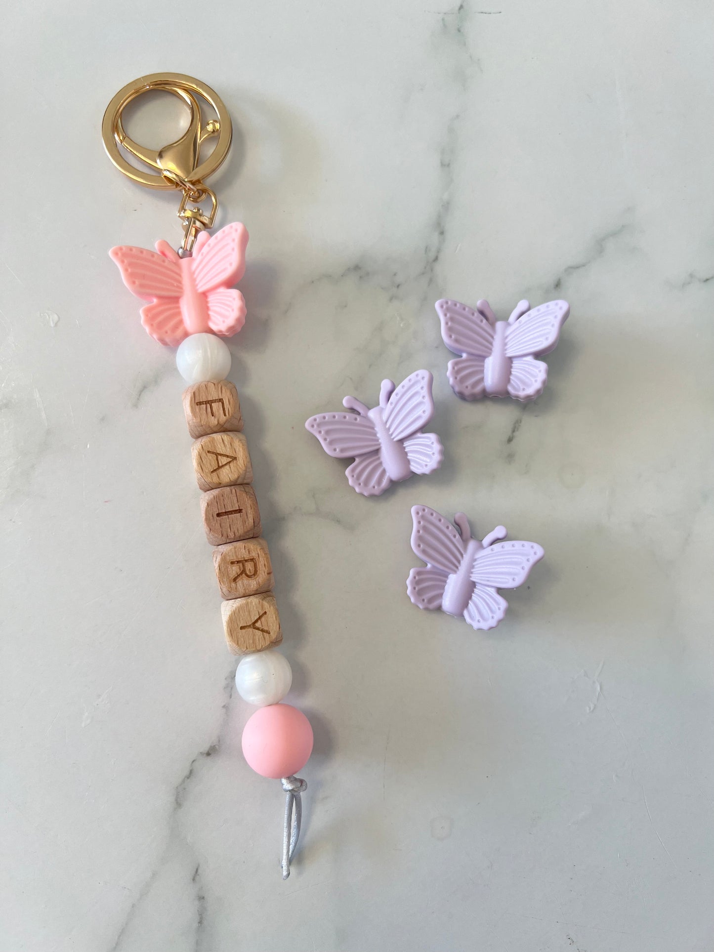Personalised Keyring - Butterfly