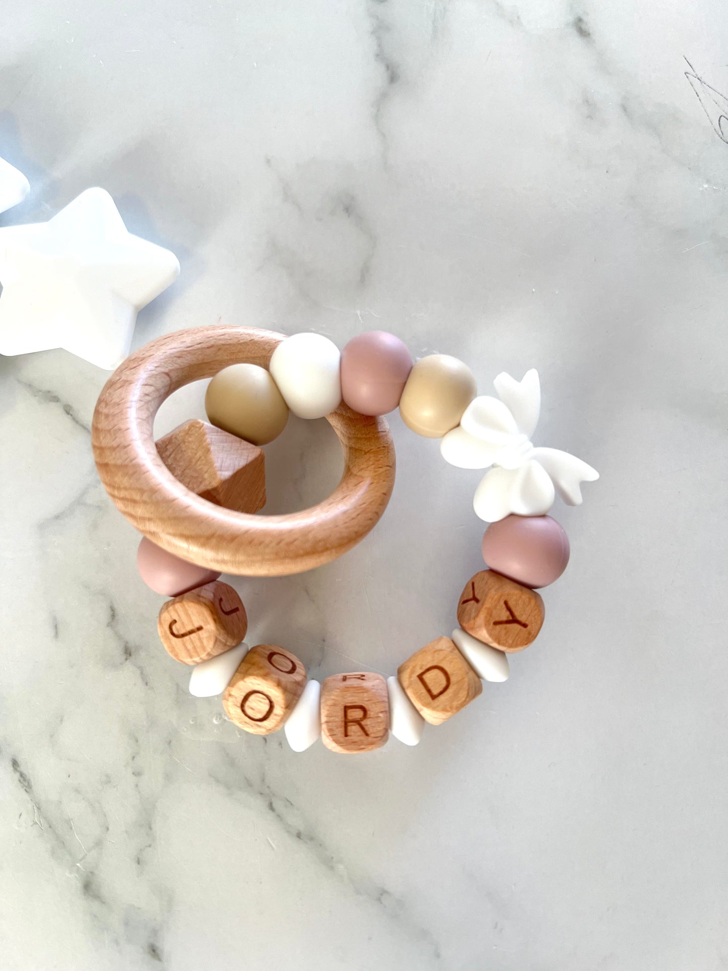 Personalised Teether - Bow