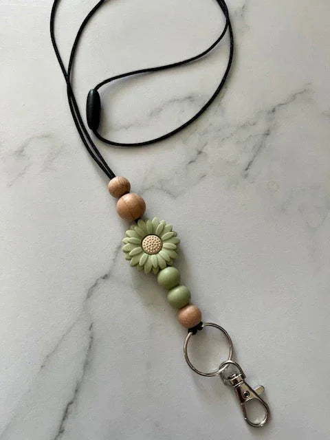 Flower Silicone Lanyard