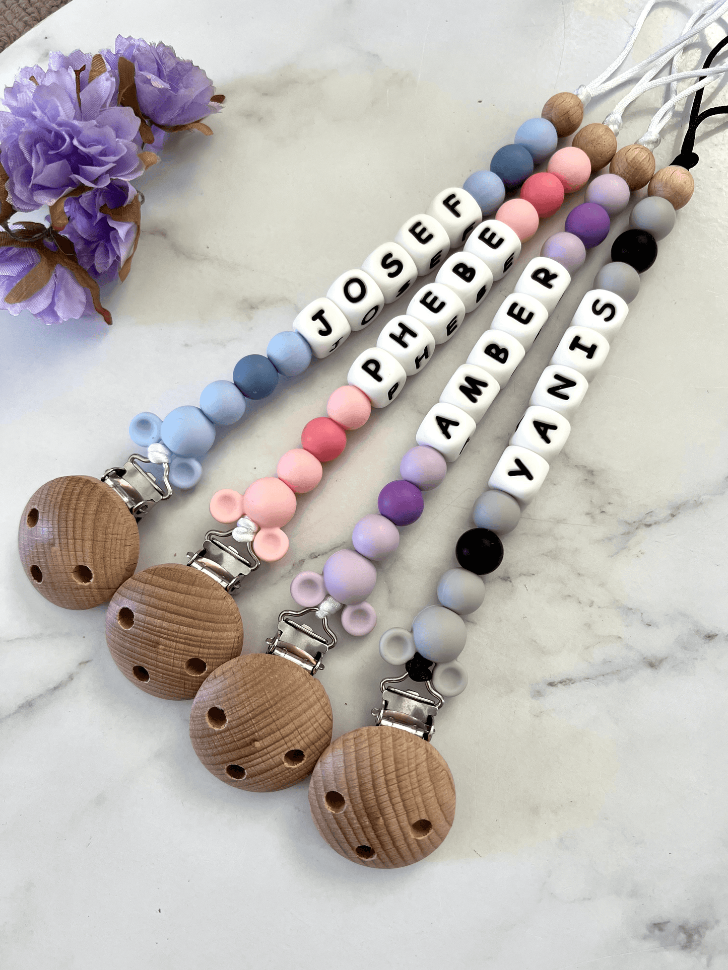 Personalised Dummy Clip - Mickey
