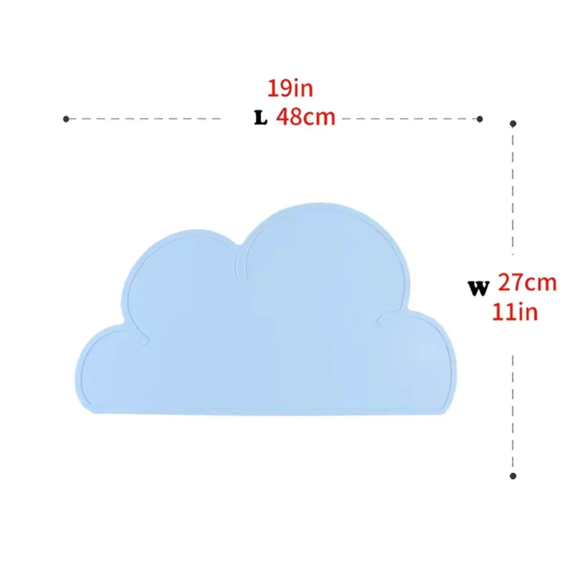 Cloud Silicone Placemat