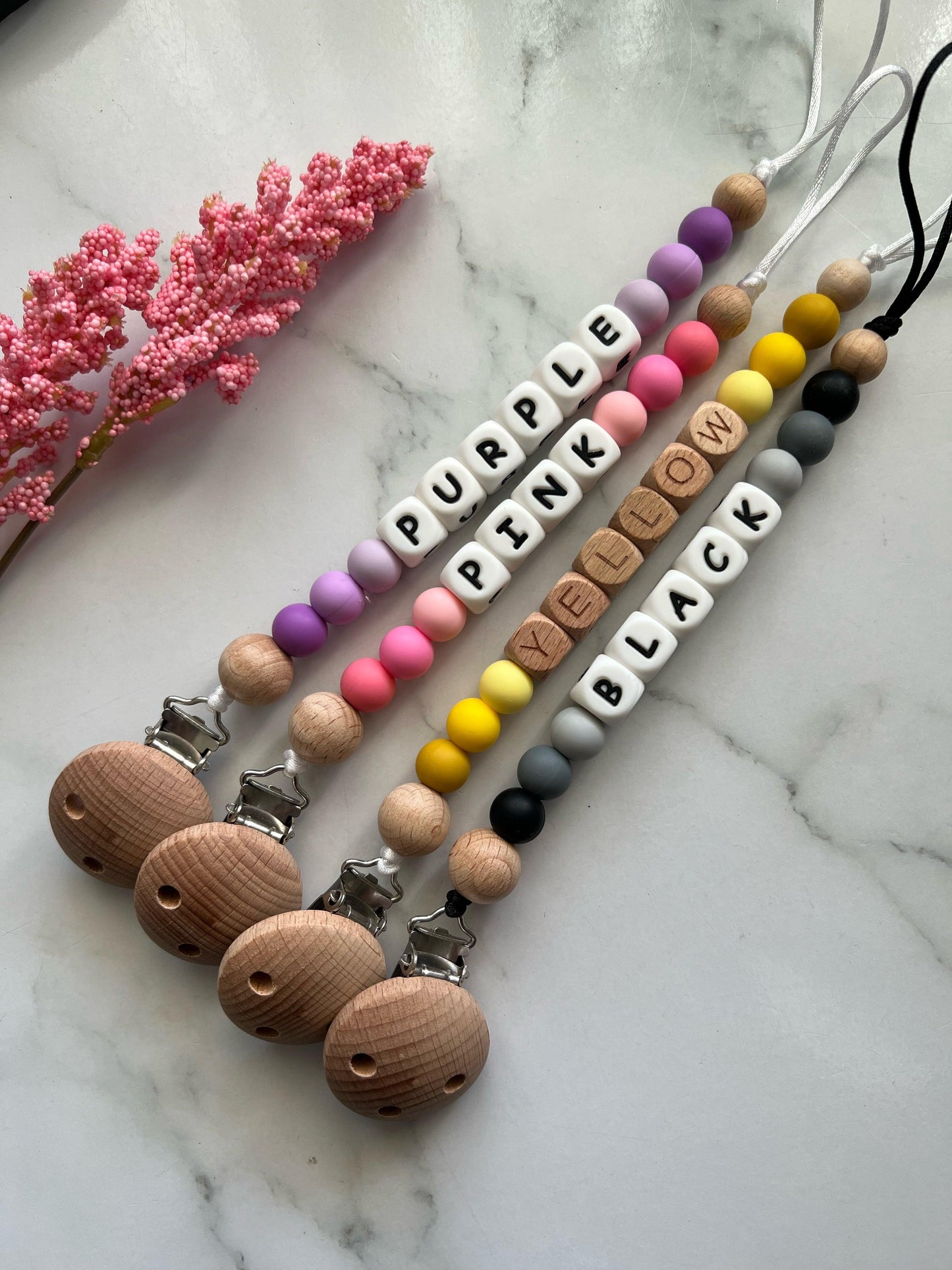 Personalised Dummy Clip - Ombre