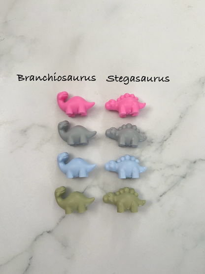 Personalised Dummy Clip - Dinosaur