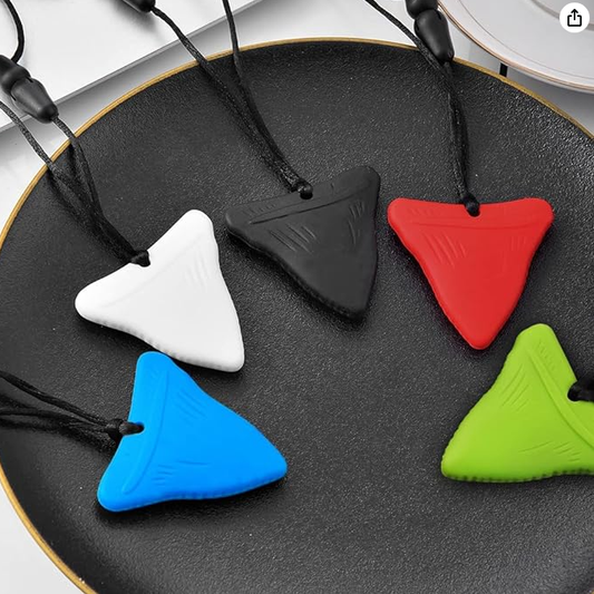 Shark Tooth Chewable Silicone Necklace