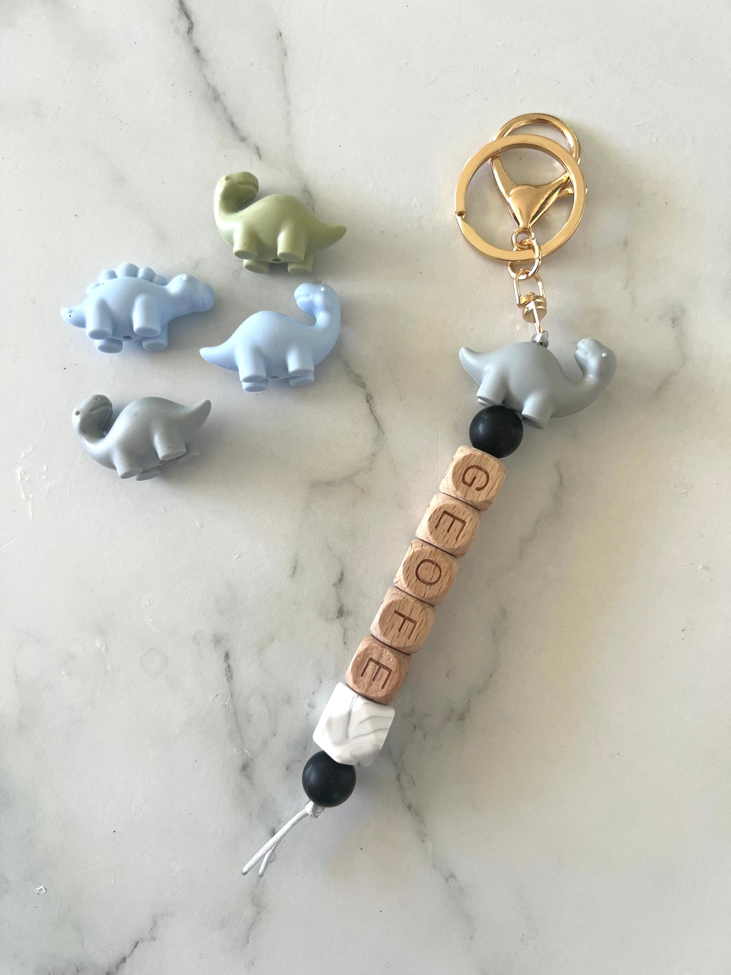  Personalised Keyring - Dinosaur  