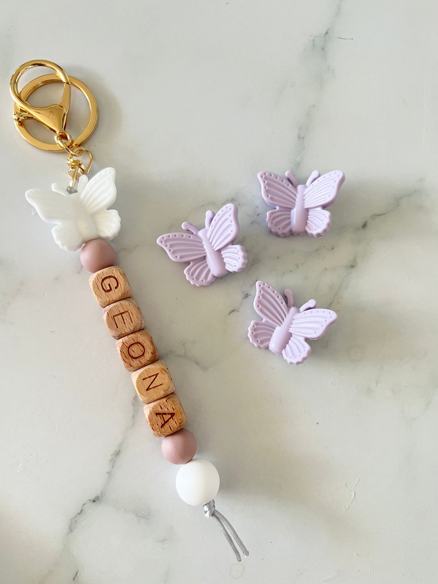  Personalised Keyring - Butterfly  