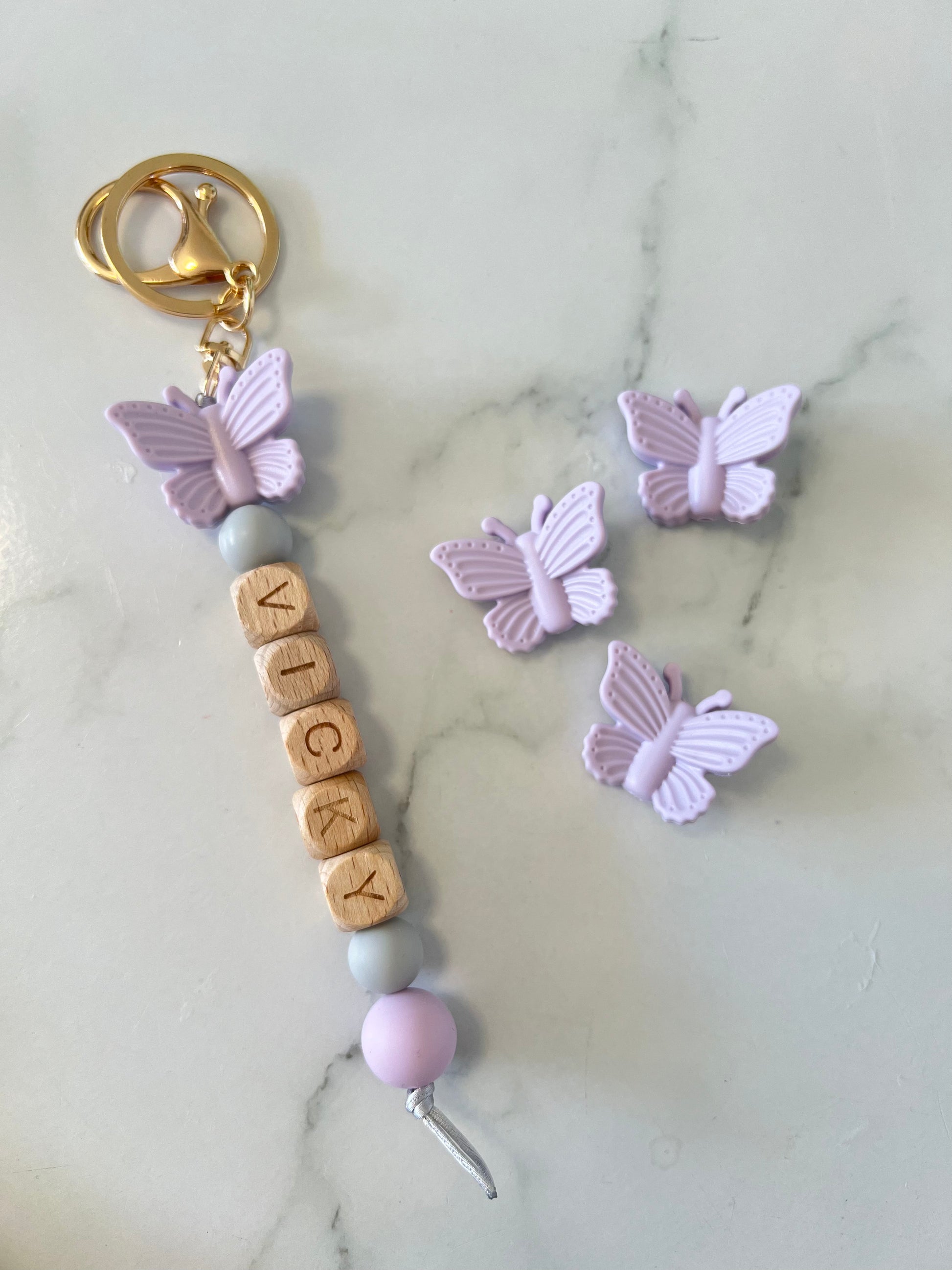  Personalised Keyring - Butterfly  