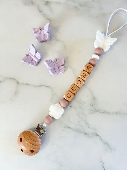  Personalised Dummy Clip - Butterfly  