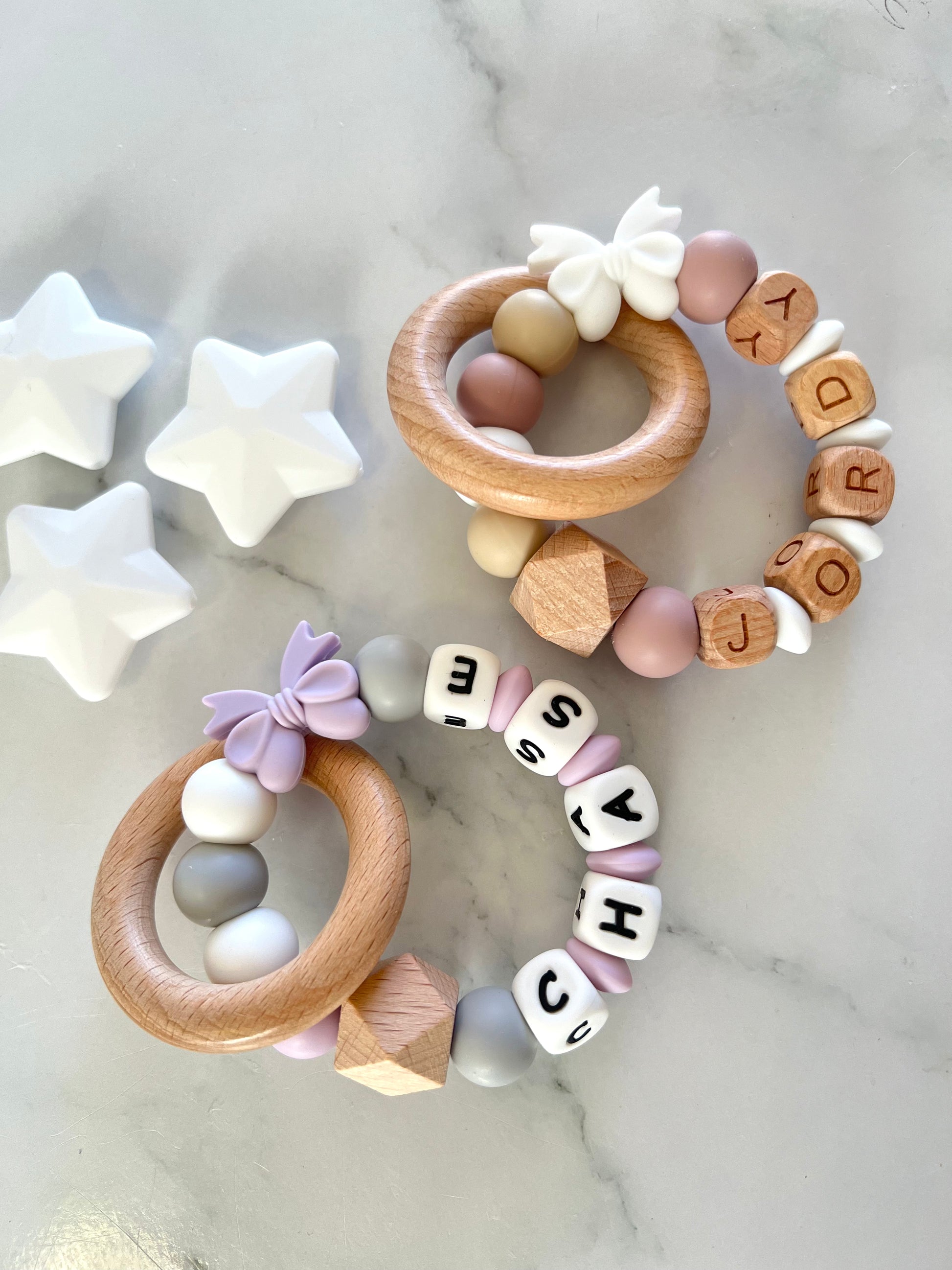  Personalised Teether - Bow  