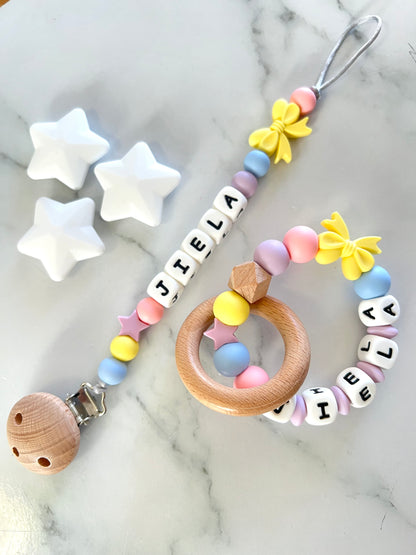  Personalised Dummy Clip - Unicorn  