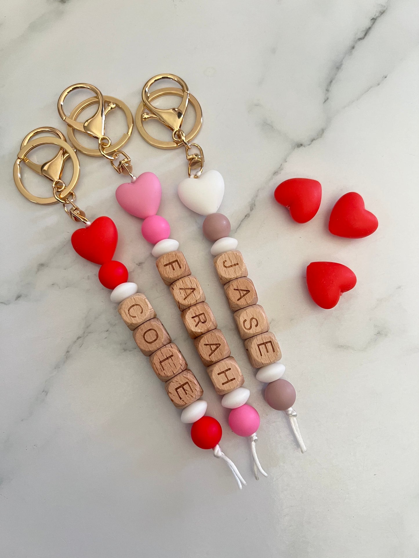  Personalised Keyring - Heart  