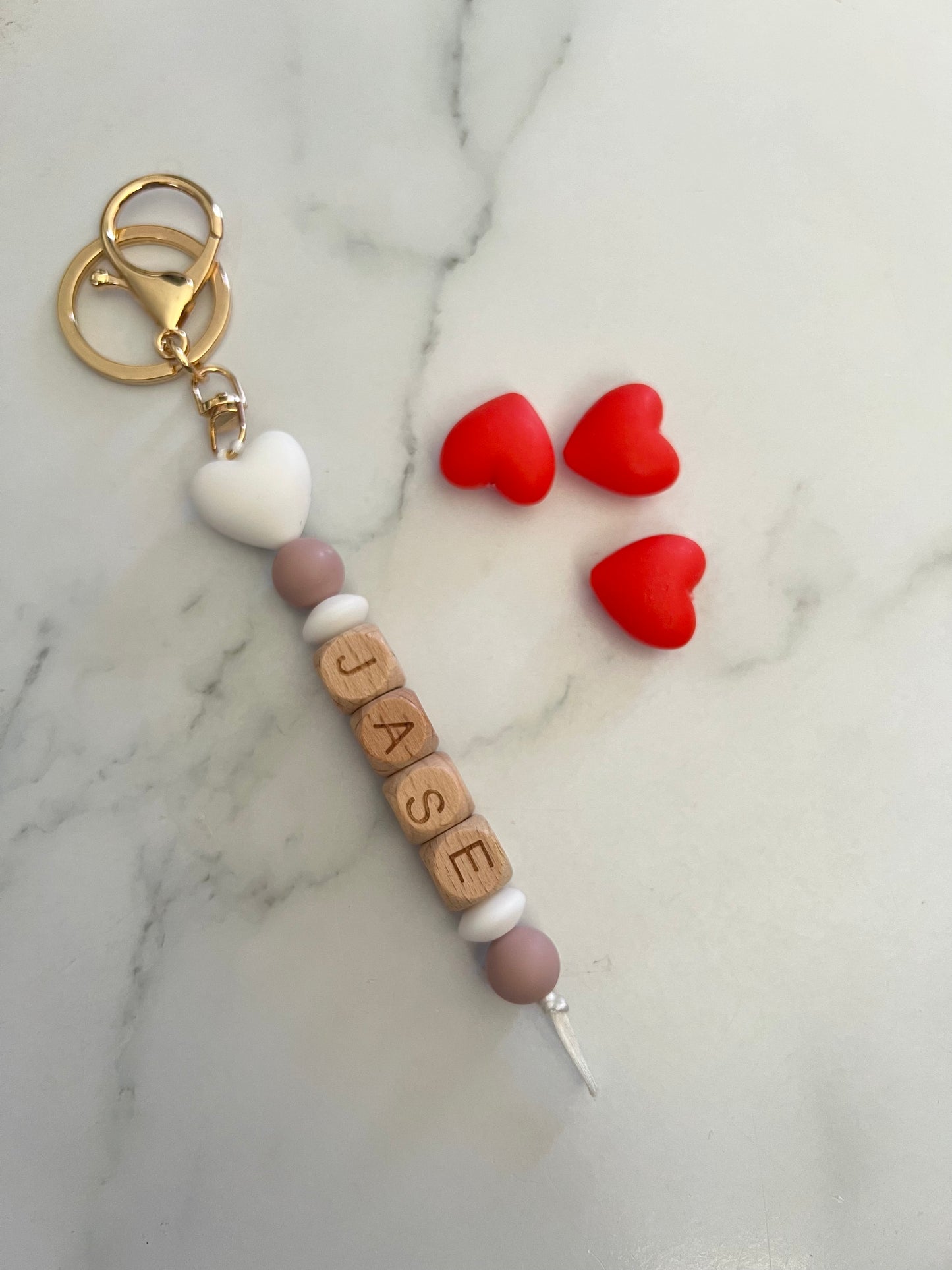  Personalised Keyring - Heart  