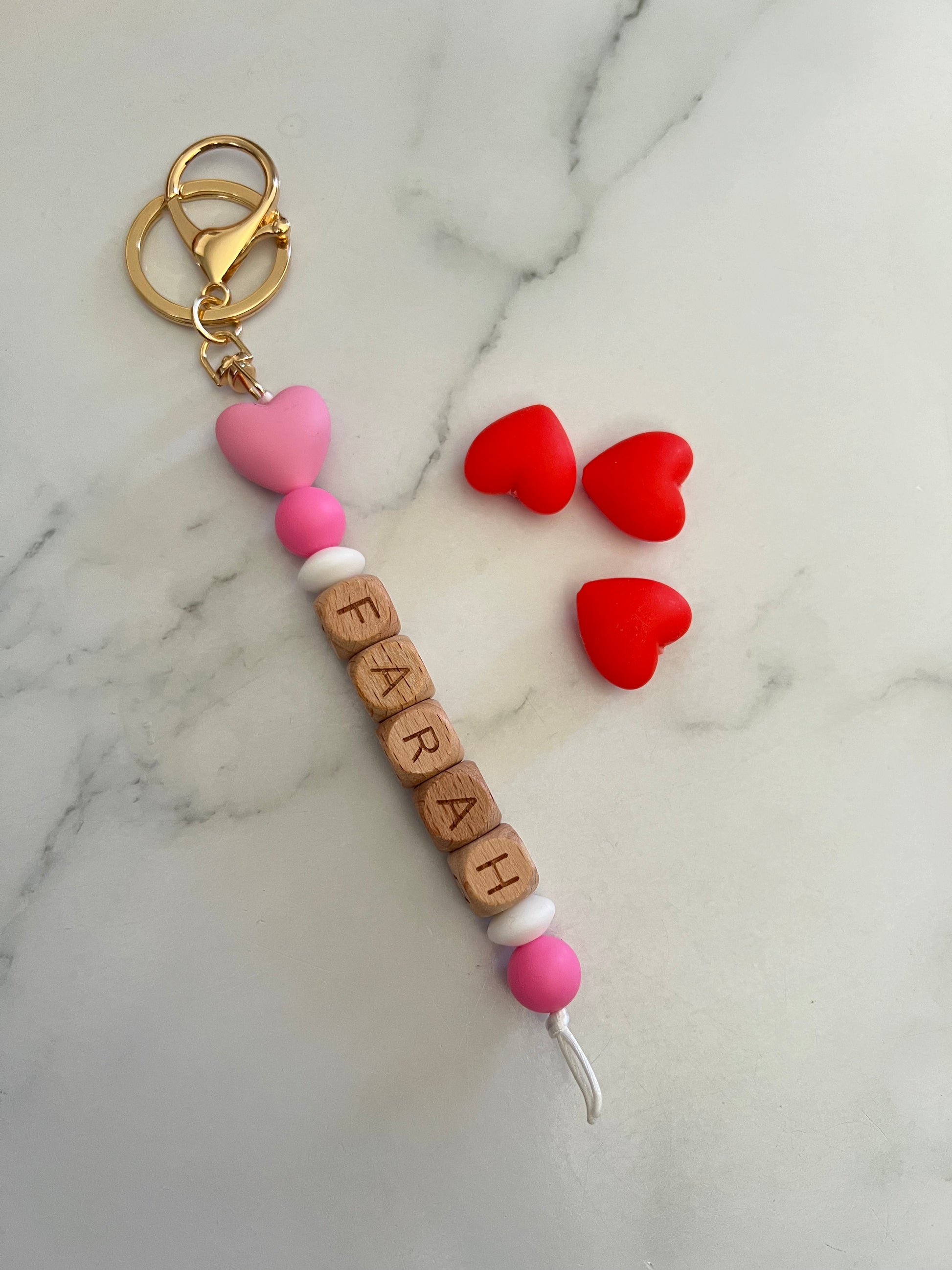  Personalised Keyring - Heart  