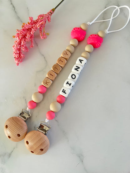  Personalised Dummy Clip - Hello Kitty  