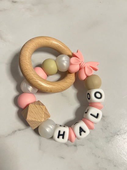 Personalised Teether - Bow