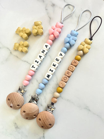 Personalised Dummy Clip - Gummy Bear