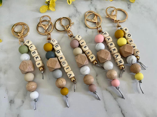  Personalised Keyring - Single or Double Design  