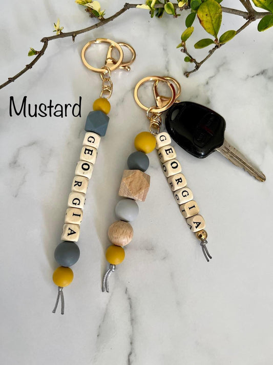  Personalised Keyring - Single or Double Design  
