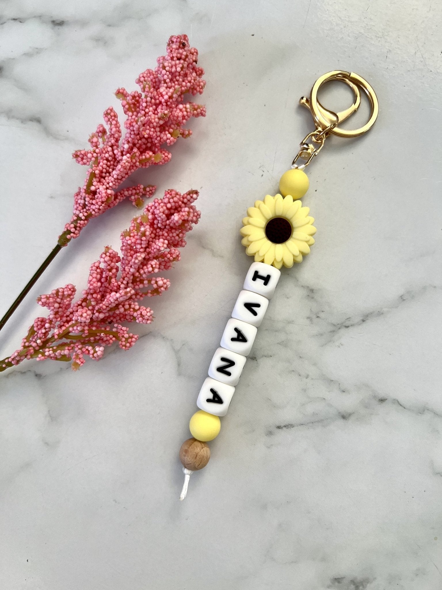  Personalised Keyring - Daisy  