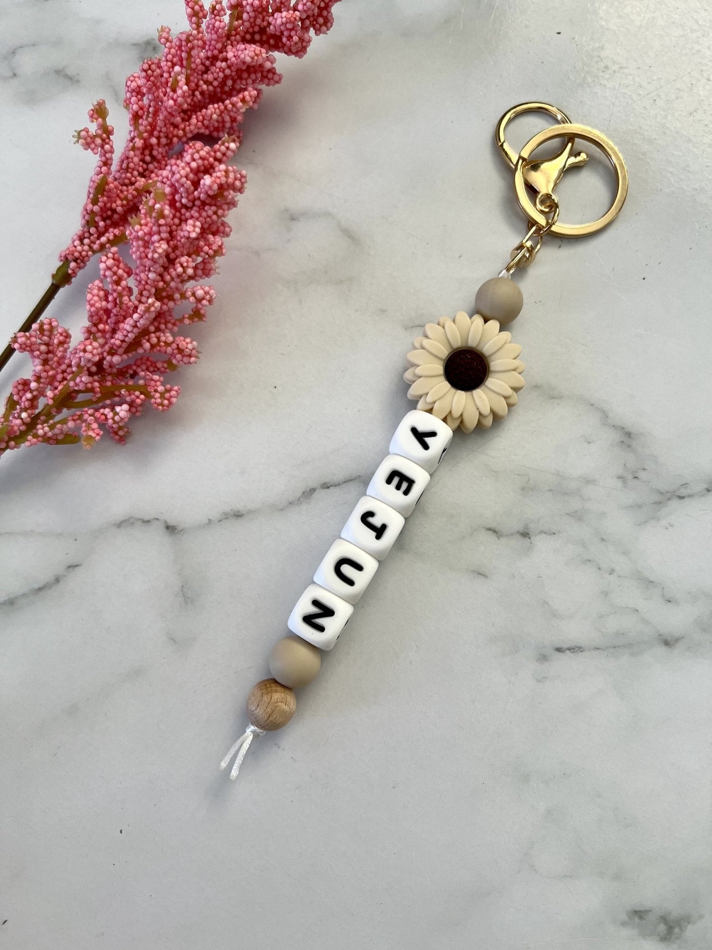  Personalised Keyring - Daisy  