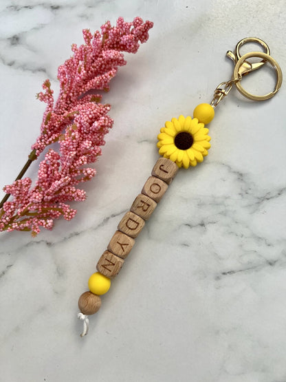  Personalised Keyring - Daisy  