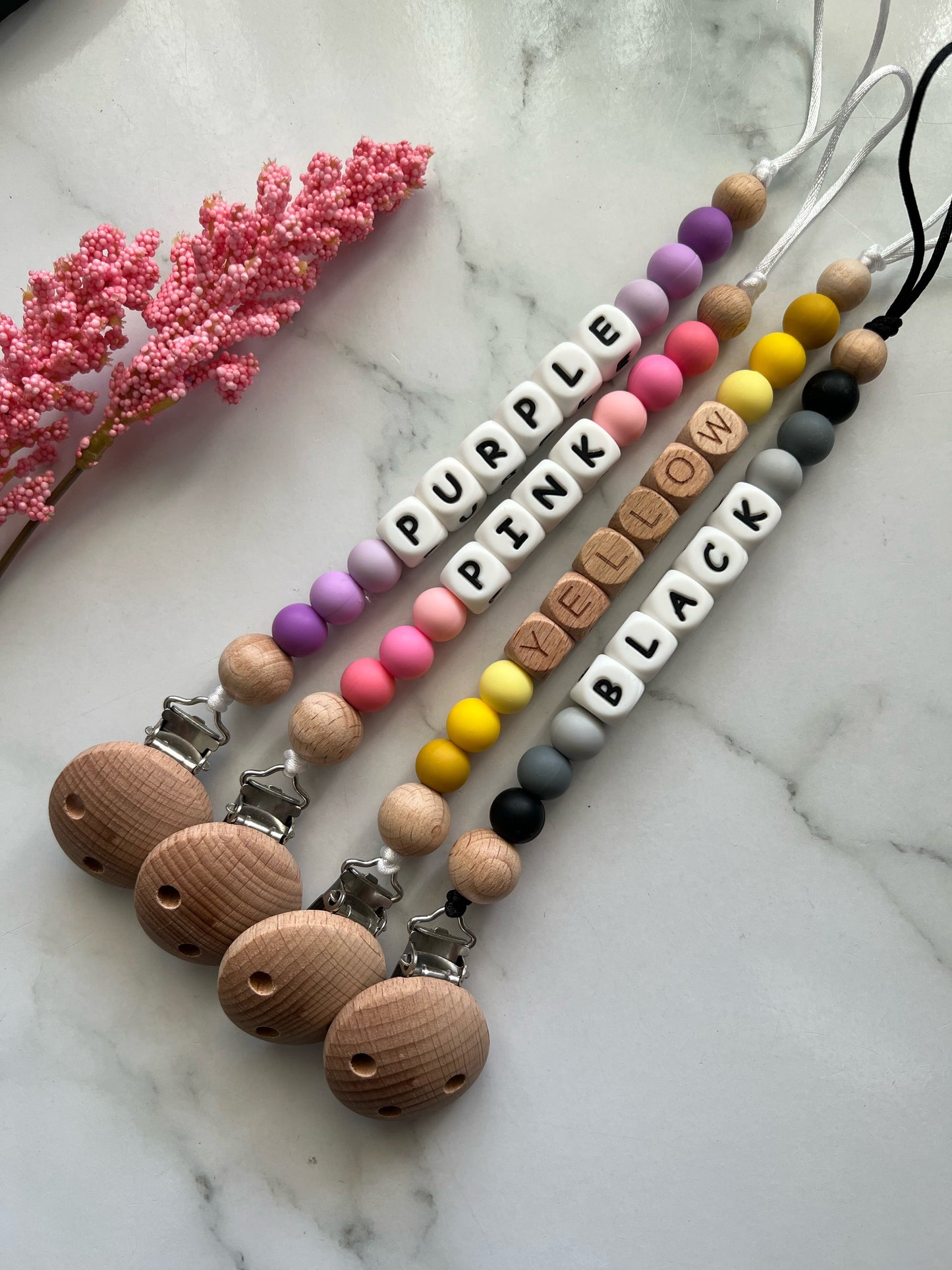  Personalised Dummy Clip - Ombre  