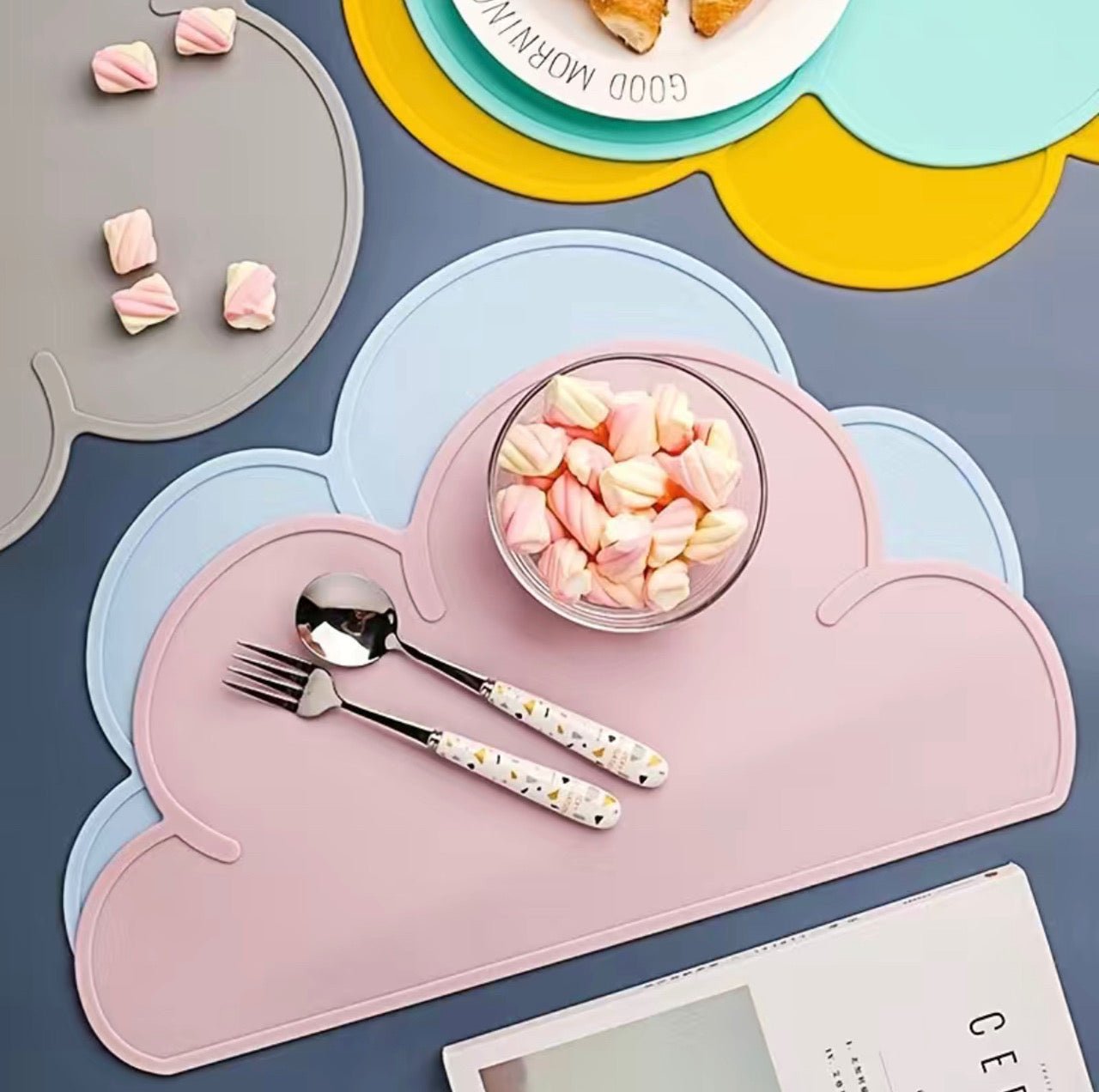  Cloud Silicone Placemat  